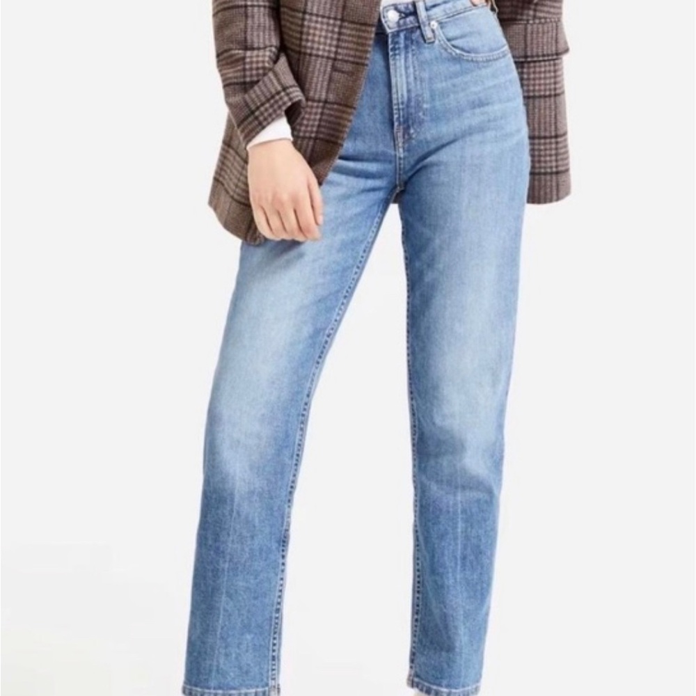 Everlane High Rise Straight Jeans